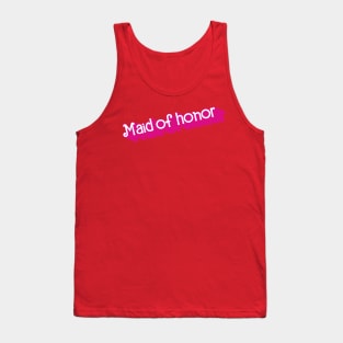 Maid of Honor Barbie logo Tank Top